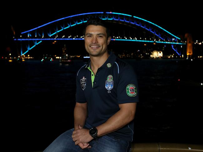 Craig Wing was there in 2016 when NSW won the State of Origin trophy and the Sydney Harbour Bridge turned blue to celebrate.