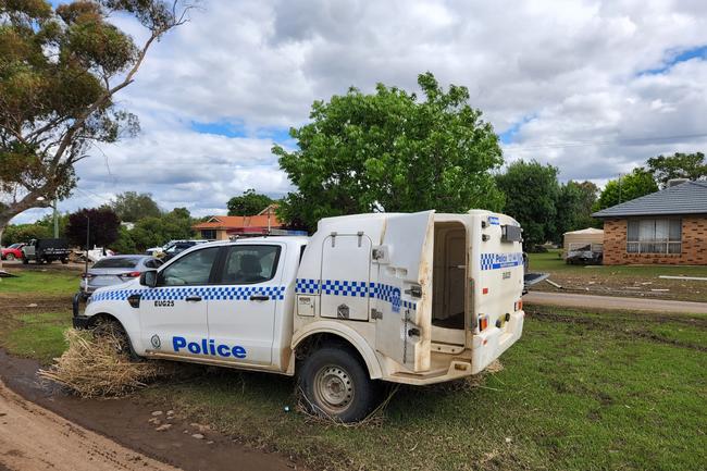 Huge storms late Sunday caused a massive flash flood in the middle of the night in Eugowra, with houses washed off their foundations, and cars and other items strewn though the town. Picture: Chris Watson/Farmpix Photography