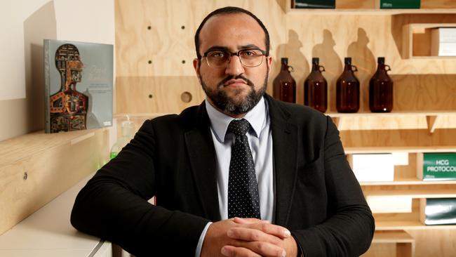 Pharmacist Nima Alavi supplied Essendon biochemist Stephen Dank.