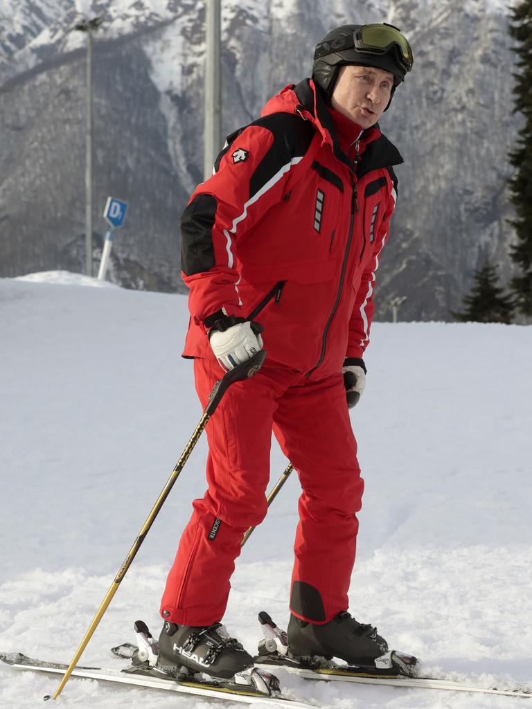 Mr Putin is reported to have a secret ski lodge near Sochi. Picture: Sergei Chirikov/AFP