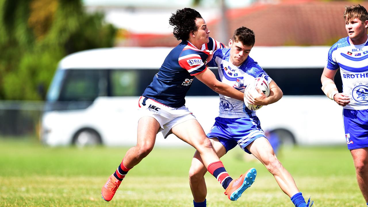 QSSRL; Aaron Payne Cup - Ignatius Park College and St Pats, Mackay. IPC's Jake Bourke. Picture: Alix Sweeney