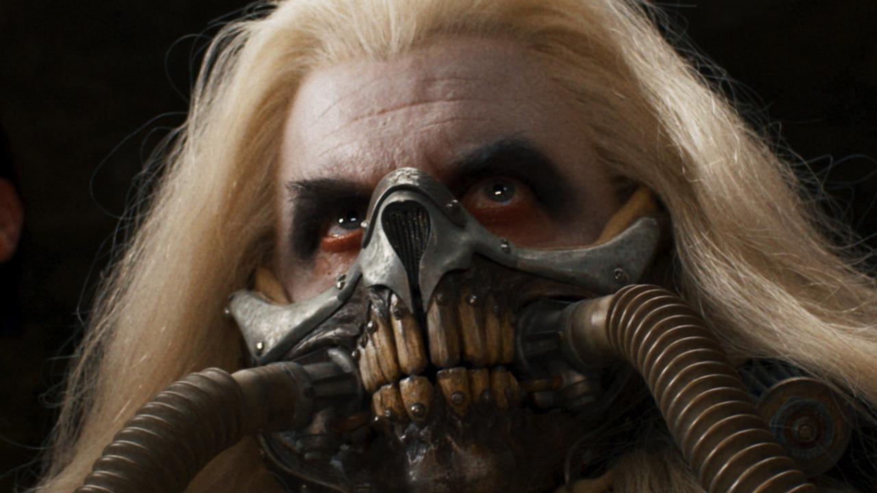 Lachy Hulme as Immortan Joe in a scene from Furiosa: A Mad Max Saga.