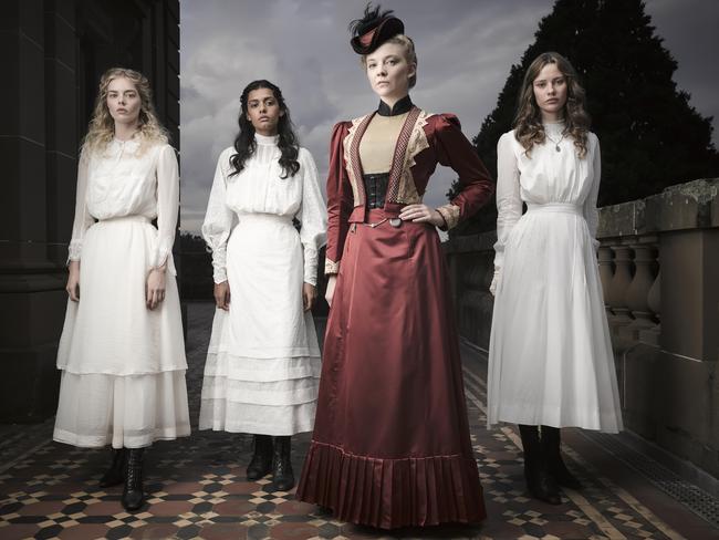 Weaving recently also shot the remake of Picnic At Hanging Rock. Picture: FremantleMedia Australia/Ben King