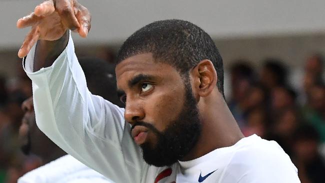 USA's guard Kyrie Irving.