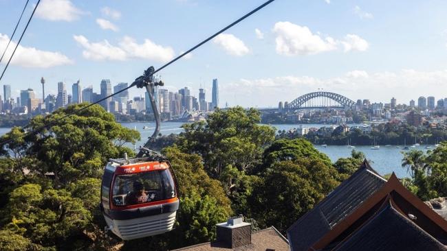 The cable car system would transport visitors above Taronga Zoo.