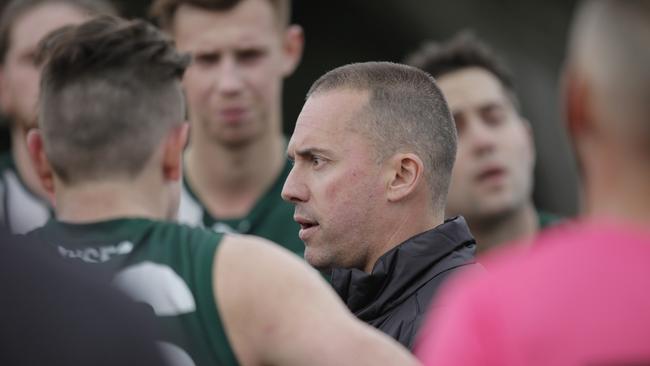 Re-signed for 2021: Wantirna South coach Steve Cochrane. Picture: Field of View Sports Photography