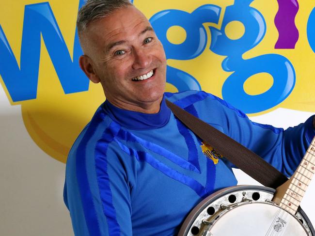 27/04/2020. Strict social distancing at the Wiggles office in Bella Vista as Anthony Field participates in The Australian's 'Isolation Room.' music series. Jane Dempster/The Australian.