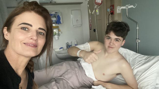 Ali France with late son Henry