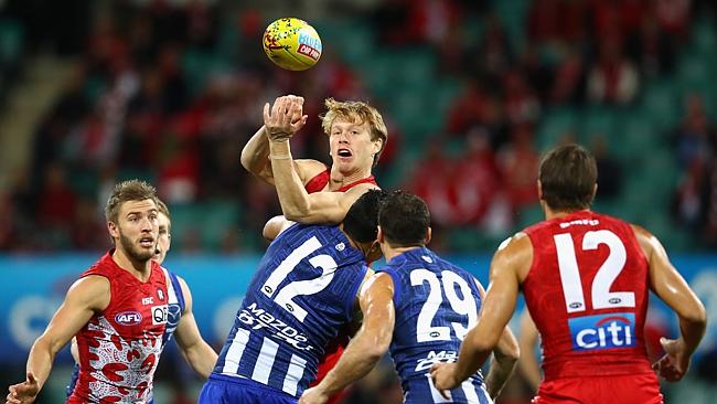 Callum Mills has helped fill a void across half-back for the Swans. Photo: Cameron Spencer/Getty Images