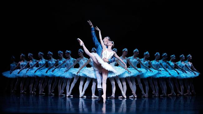 The Australian Ballet takes to the stage for their iconic performances of Swan Lake. Picture: Brendon Thorne/Getty Images