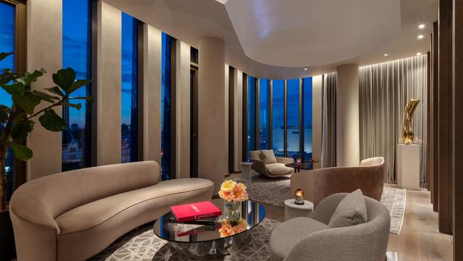 Penthouse Suite at The Londoner hotel, Leicester Square. Picture: Andrew Beasley