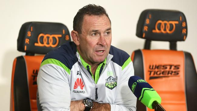 Raiders coach Ricky Stuart said the bus trip up from Canberra suited some players. Picture: AAP