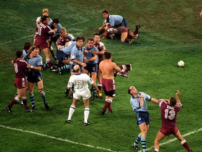 The infamous brawl of 1995.