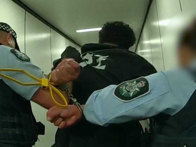 A New Zealand man has been arrested after allegedly assaulting a crew member during an international flight which was forced to divert to Melbourne. Picture: Australian Federal Police