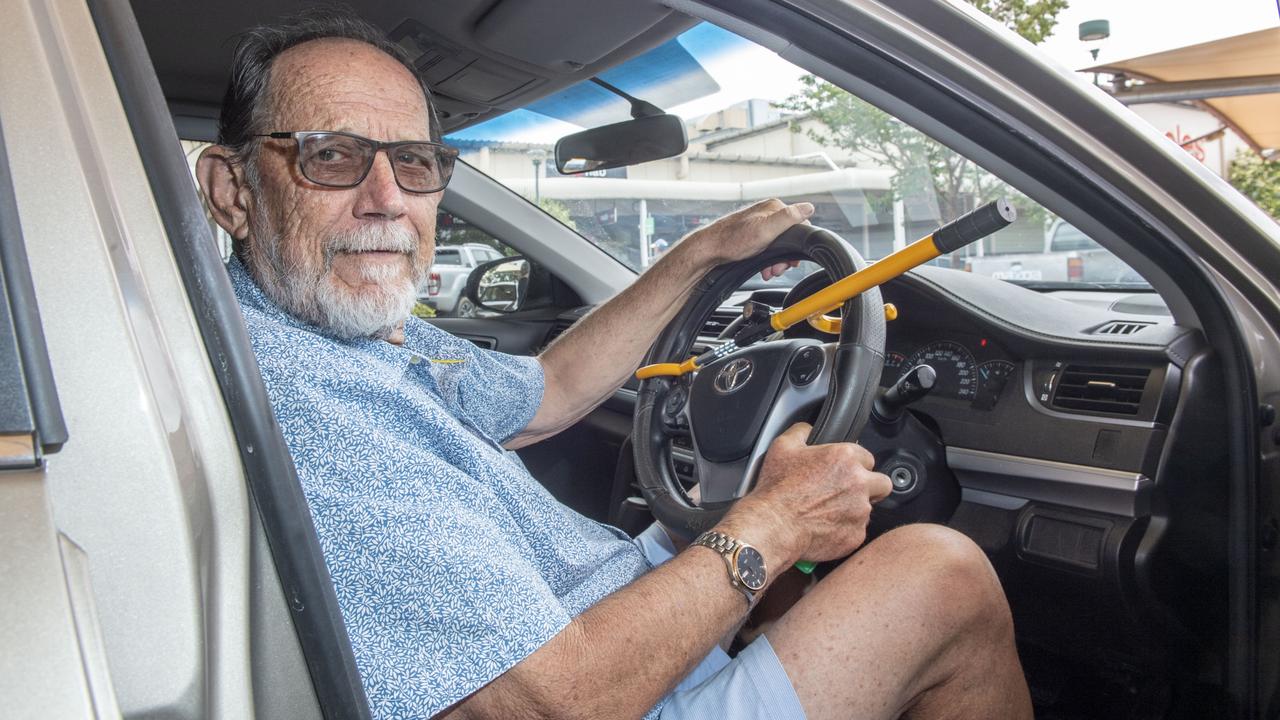 Terry Pailthorpe. Toowoomba residents talk about how safe they feel in the community. Picture: Nev Madsen