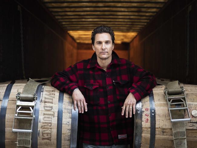 Matthew McConaughey was named as Wild Turkey’s creative director in 2016 and designed his own bourbon for the label last year. Picture: Karl Ferguson Jr.