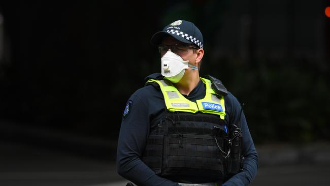 The inquiry has previously heard it was Victoria Police’s preference for private security firms to be the first line of defence in guarding returned travellers. Picture: AAP Image/Bianca De Marchi