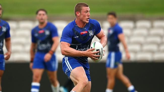 Jack Hetherington in action during a Bulldogs trial match. Picture: Getty