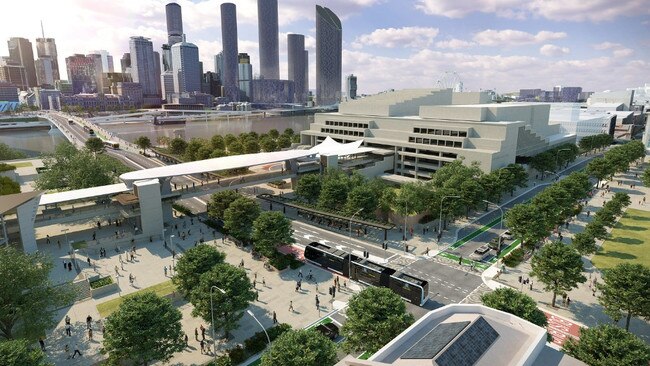 How the South Bank Metro station will look.