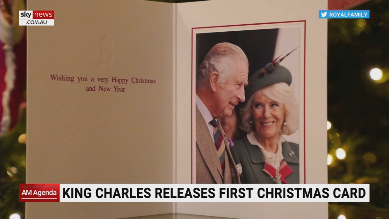 King Charles III releases first Christmas card as monarch which