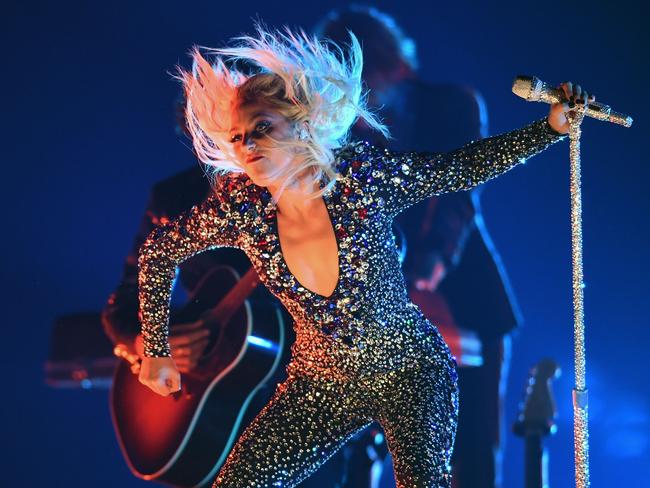 Gaga really went for it. Picture: Robyn Beck/AFP