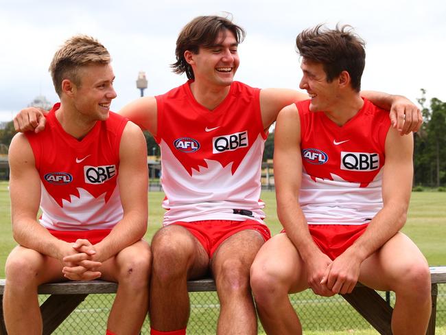 While Sydney’s 2020 draft of Campbell, McDonald and Gulden looks the goods, it has been a lean four years since for the Bloods. Picture: Supplied
