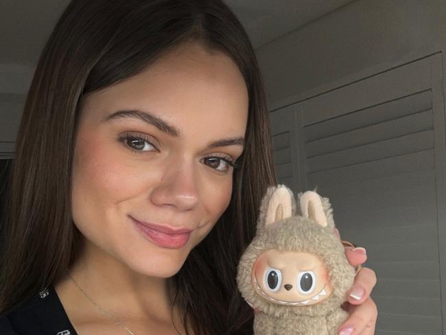 Olivia Bubaalo from Sydney, who will be travelling to Spain, Croatia, Belgium, France and Greece over three weeks, paid an extra $150.89 to include her Labubus in her travel insurance.