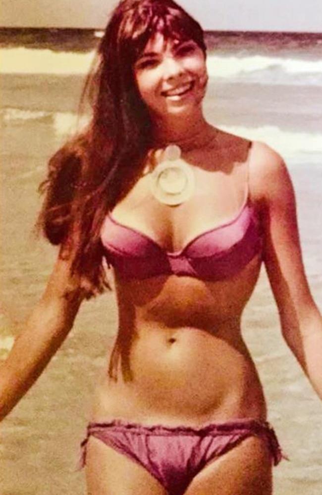 Debbie Green in a Paula Stafford bikini in the 1960s. Supplied: Debbie Green