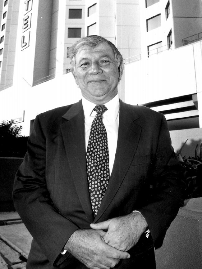 David Baffsky pictured in 1993, during his time as head of hotel group Accor. Picture: Tracey Haslam