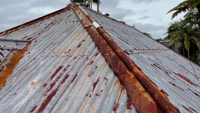 The Marchant family paid SB Remodelling $24,000 for roof repairs but received no work in return. Picture: Hugh Marchant