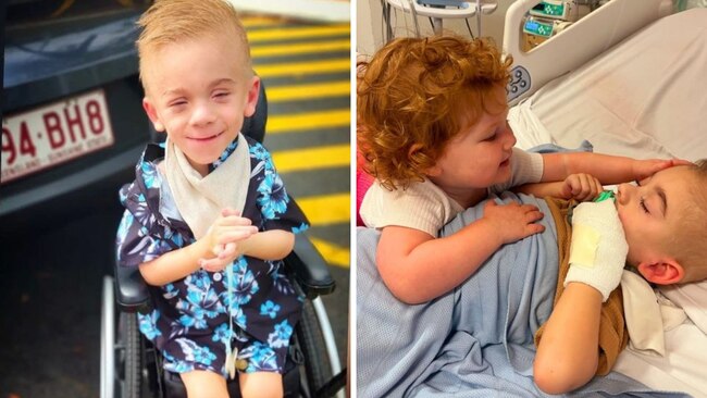 Oskar was diagnosed with nicolaides baraitser syndrome, an ultra-rare condition that has affected three people in Australia. Source: Supplied