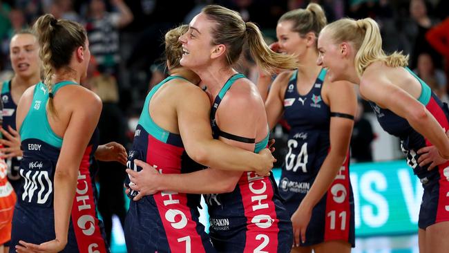 Liz Watson and her teammates set off on an alps walk before the season as part of a bonding exercise to kickstart their revival.