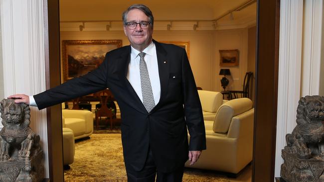 Australian businessman Warwick Smith, a Howard government minister with unparalleled ties into China, says the nation was charting a new course in its relationship with Beijing. Picture: Britta Campion