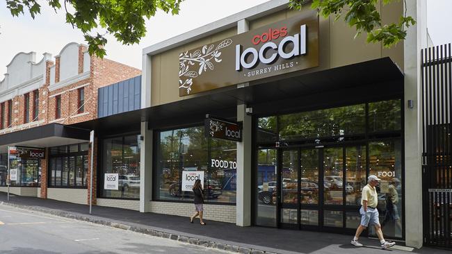 The new Coles Local pilot store at Surrey Hills. Picture: Supplied