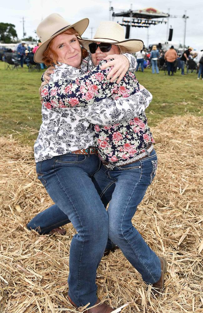 Kirsty Howitt and Janine Harris at Lighthouse Country Music Festival, Burnett Heads. Picture: Patrick Woods.