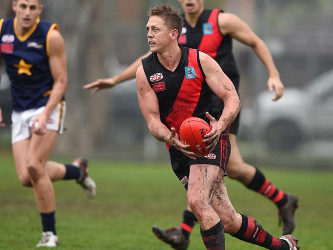 Daniel Harris in action for Pascoe Vale. Picture: David Smith