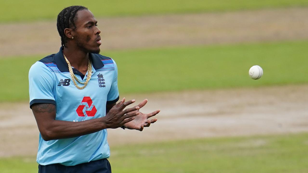 England's Jofra Archer is injured yet again. (Photo by Jon Super / POOL / AFP)