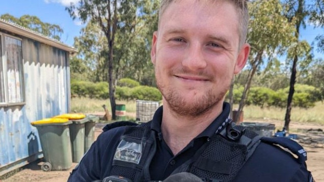 Queensland police officer Constable Matthew Arnold who was killed in the Wieambilla terror attack.