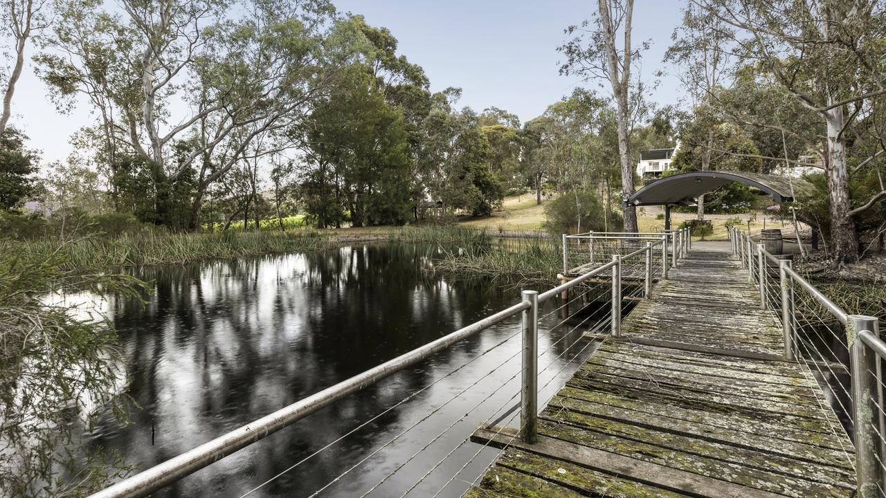 One of many tranquil spots on the acreage.