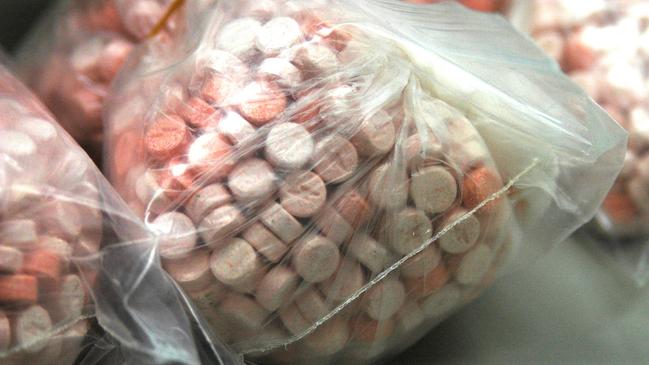 Bags of ecstasy tablets. Regional Queensland has the highest regional consumption of MDMA in the nation. Picture: supplied