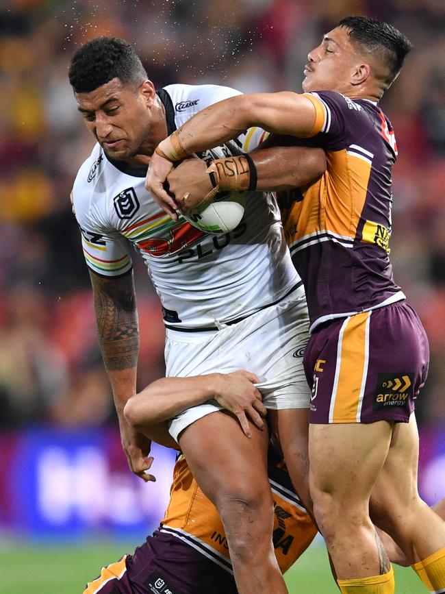 Viliame Kikau and the Panthers face a tough task. Picture: AAP