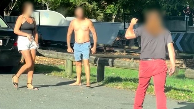 The alleged fight broke out about 4.50pm on Monday near the Nerang skatepark. Picture: Supplied.