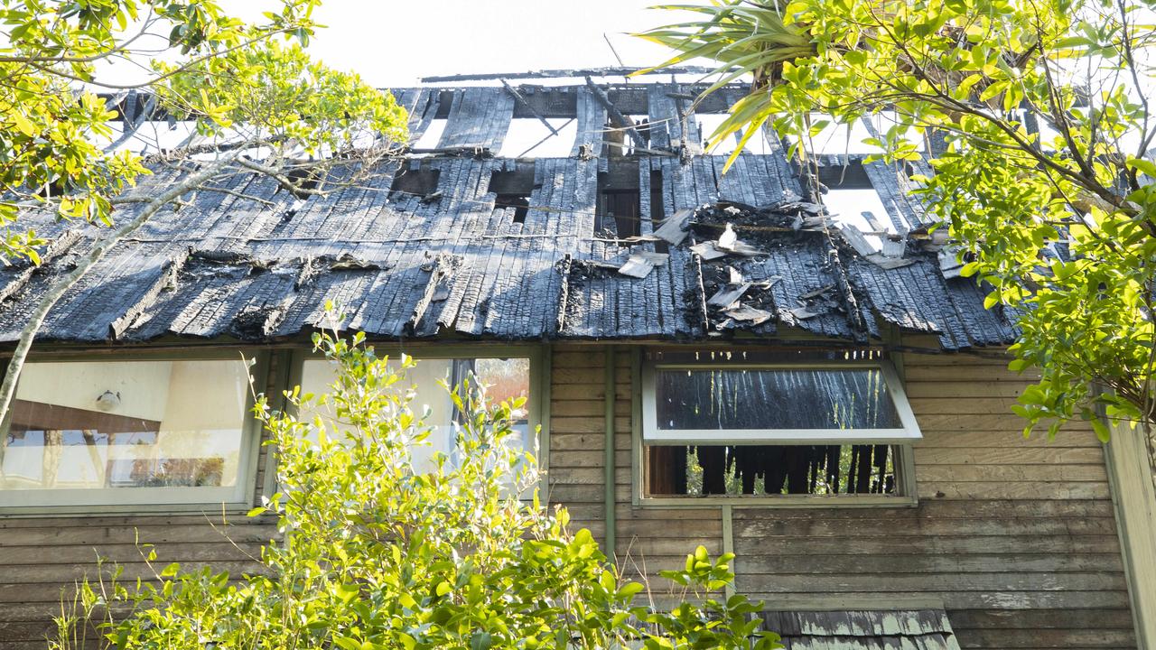 Up to 10 properties may have been damaged. Picture: Lachie Millard