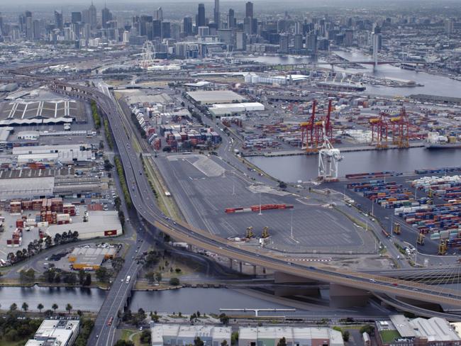 Concept plans of the Western Distributor river crossing. Picture: Supplied