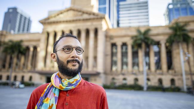 Greens councillor Jonathan Sri is pushing for a new ferry terminal in his Gabba Ward. Photo: Glenn Hunt / The Australian