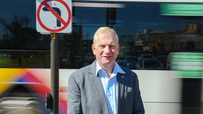 Adelaide City councillor Franz Knoll is pushing for all public transport to be free within the CBD. Picture: AAP/Brenton Edwards.