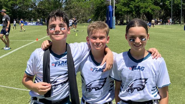 Howrah Primary School reached the final of the flag football national championships. Picture: Mitch Bourke.