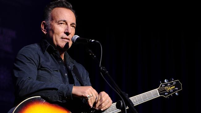 Bruce Springsteen on stage in New York last year. Picture: Getty