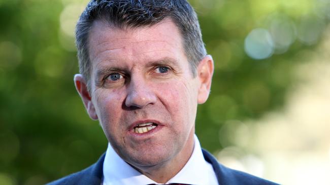 Mike Baird has announced he is retiring from politics. Picture Kym Smith