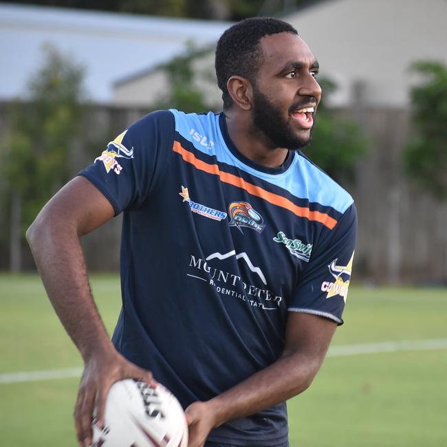 Northern Pride under-20s player Dmitri Ahwang will line up at fullback for the Northern Pride Giants against Cairns Brothers in Round 2 of the Lightning Challenge this Saturday.